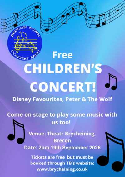 Brecon Town Concert Band: Free Children's Concert