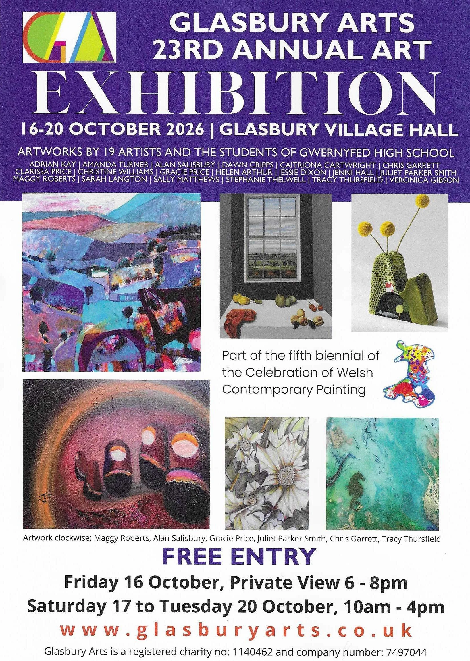 Glasbury Arts 23rd Annual Art Exhibition