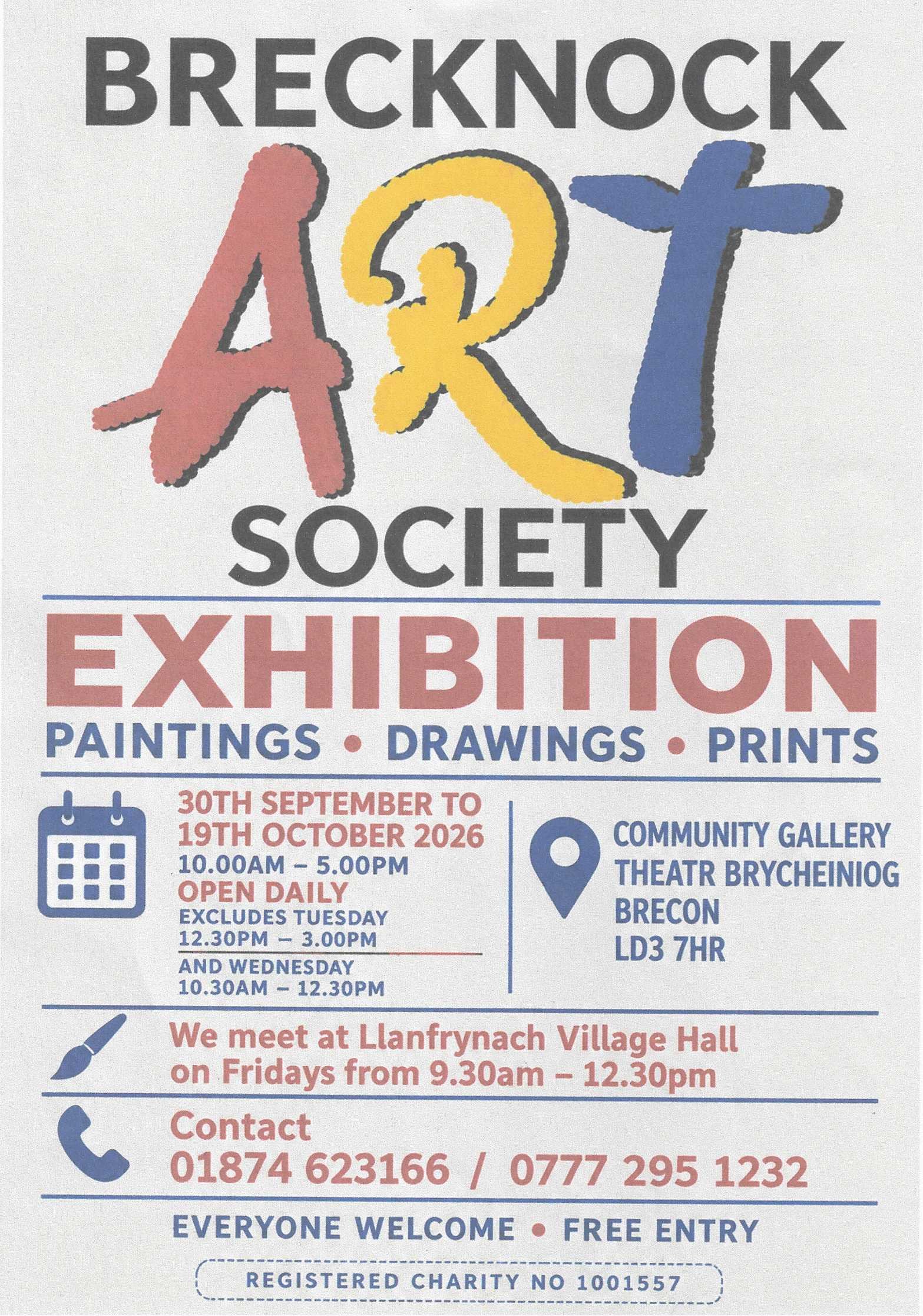 Brecknock Art Society Exhibition — Visit Brecon