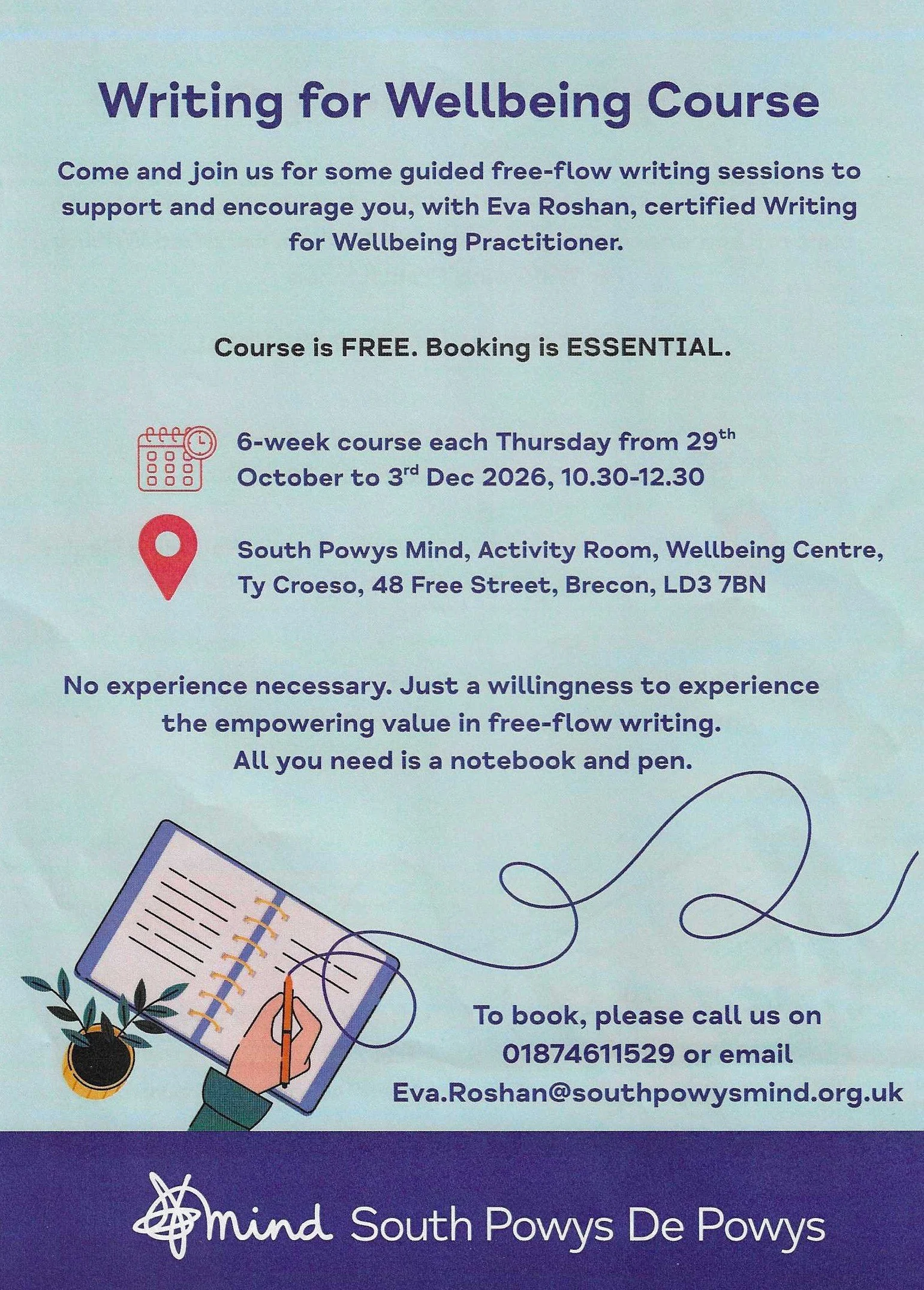 South Powys Mind: Writing for Wellbeing