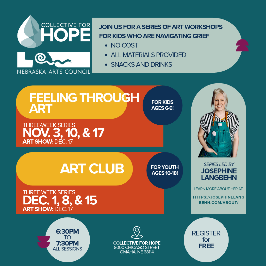 A flyer featuring information about two workshop series for youth.