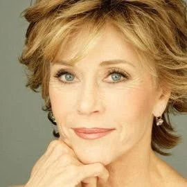 Close up image of Jane Fonda.