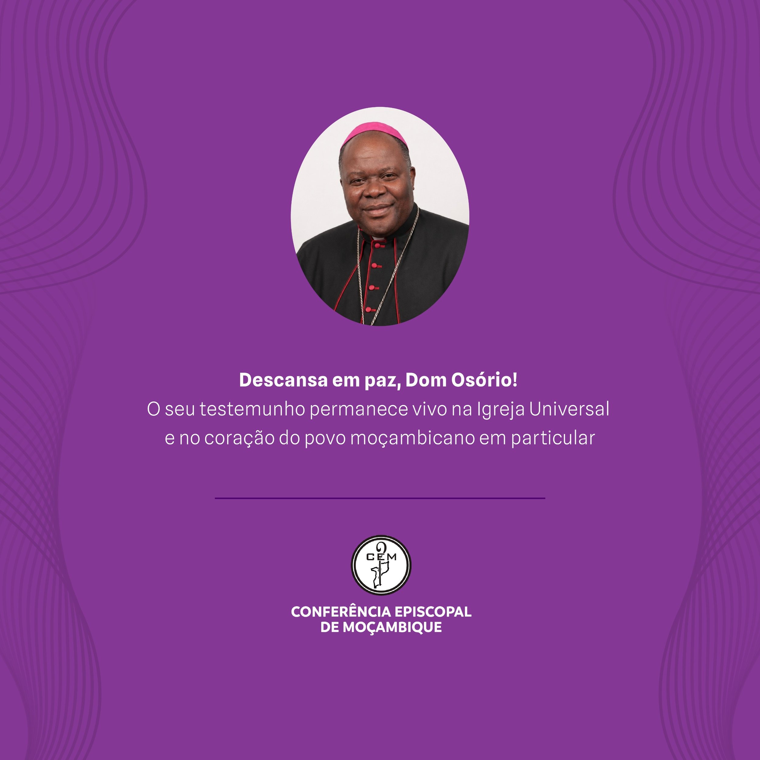 Em nota pastoral, Bispos Católicos de Moçambique condenam assassinato de Dom Osório e exigem esclarecimento urgente do crime
