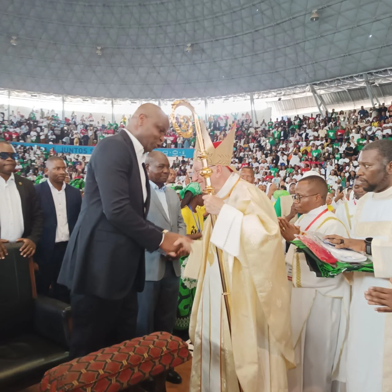 Presidente da República, Daniel Chapo participa na missa de envio da III JNJ