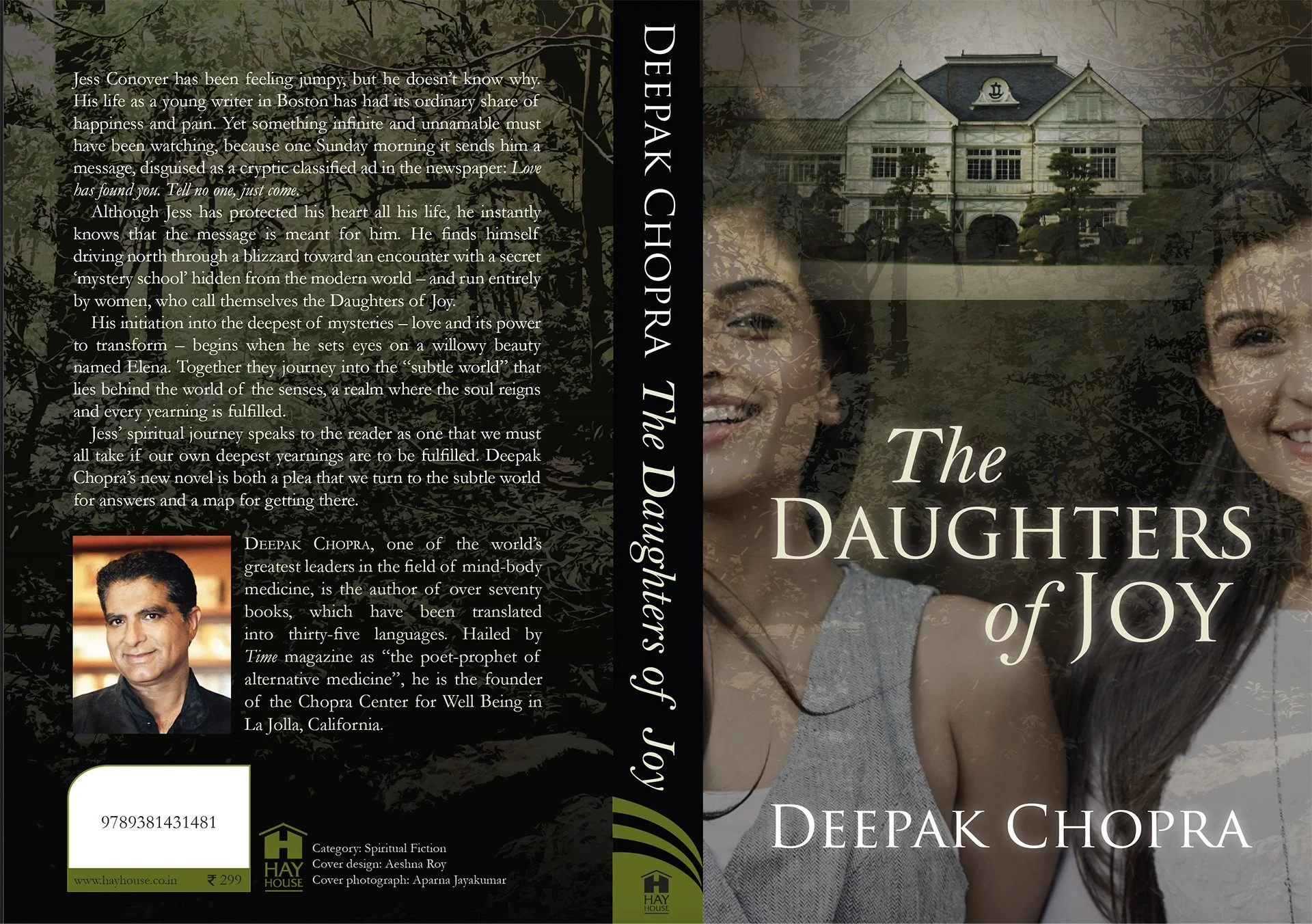 Book Cover / The Daughters of Joy by Deepak Chopra