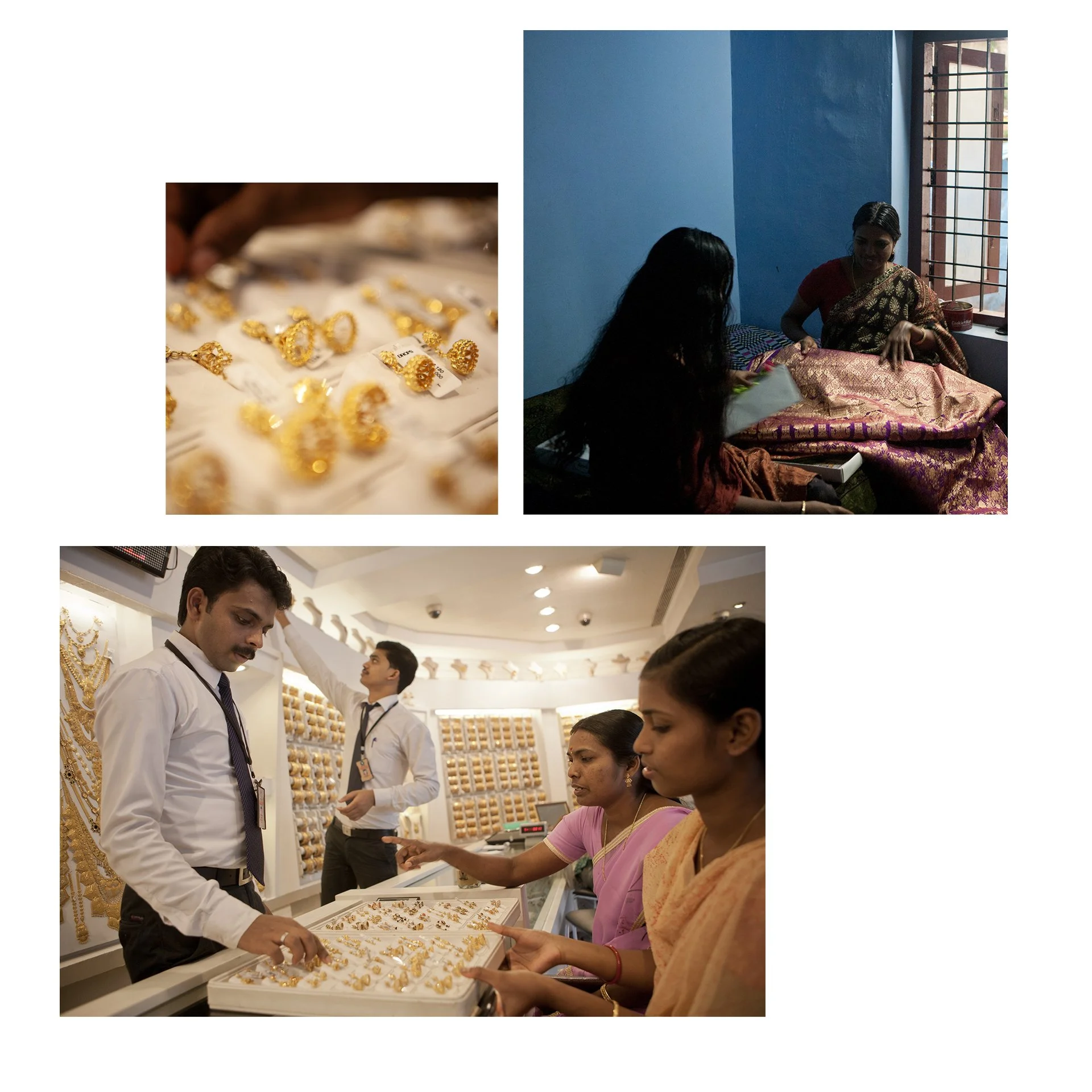 Ashwathy and mother preparing for the wedding