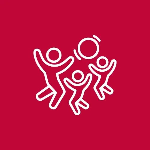 Icon einer aktiven Gruppe – Symbol für Gruppentherapie in Leipzig