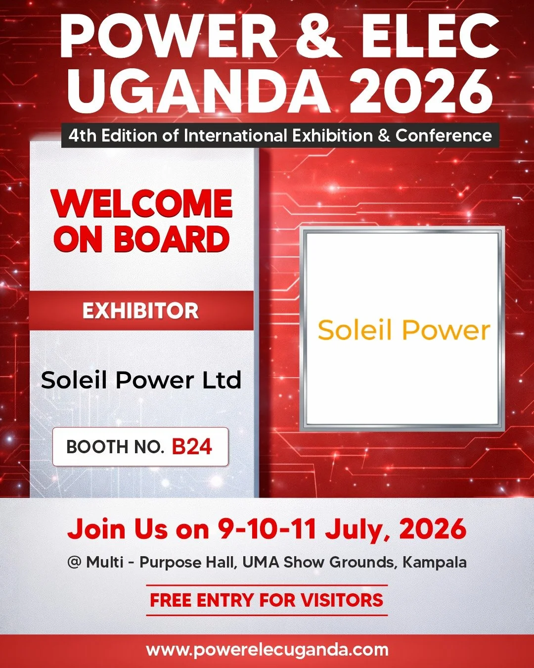 soleil power at power and elec uganda 2026