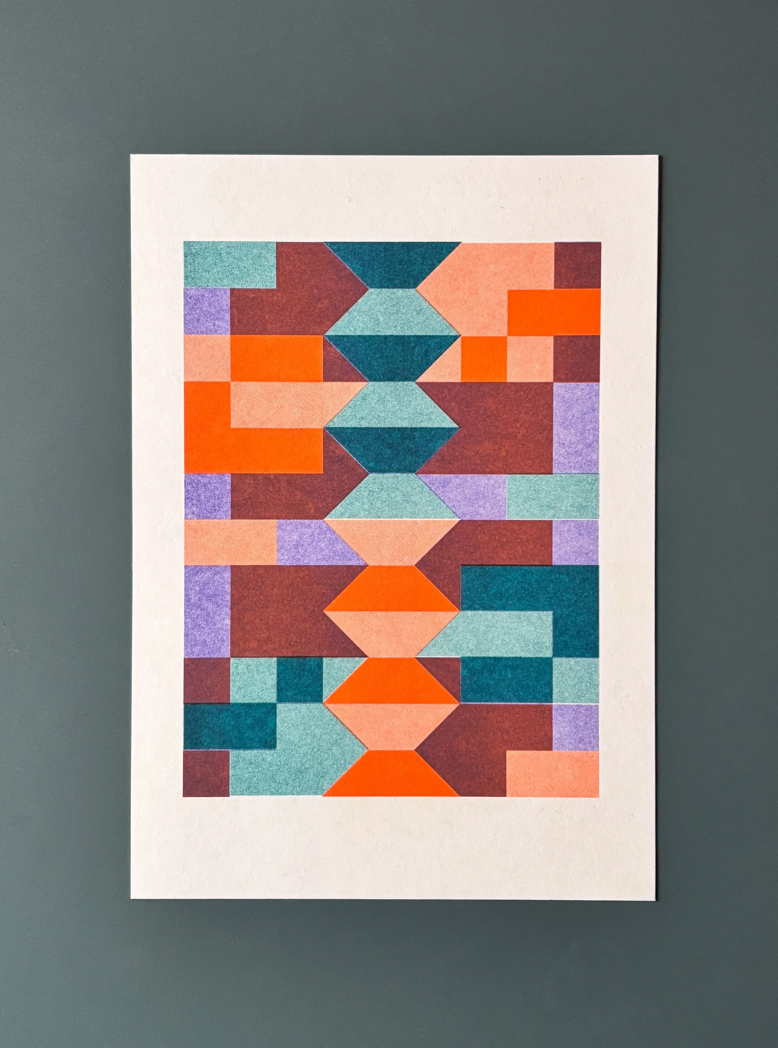 Patchwork - A5 Risograph Print