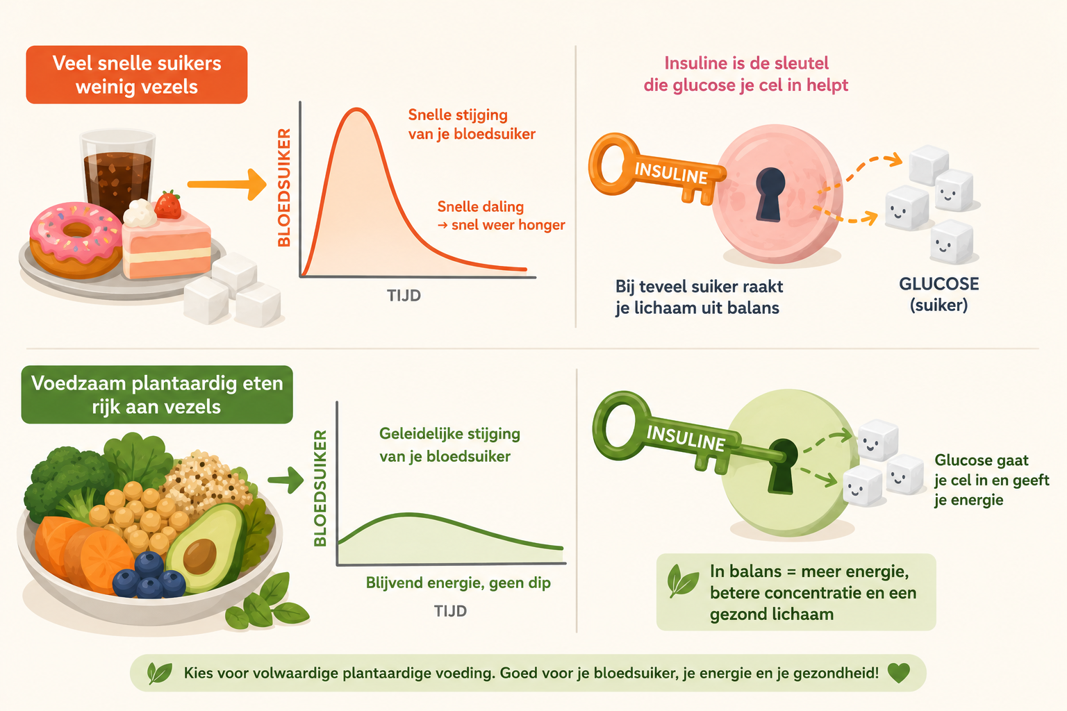 Gezonde voeding bij diabetes type 2