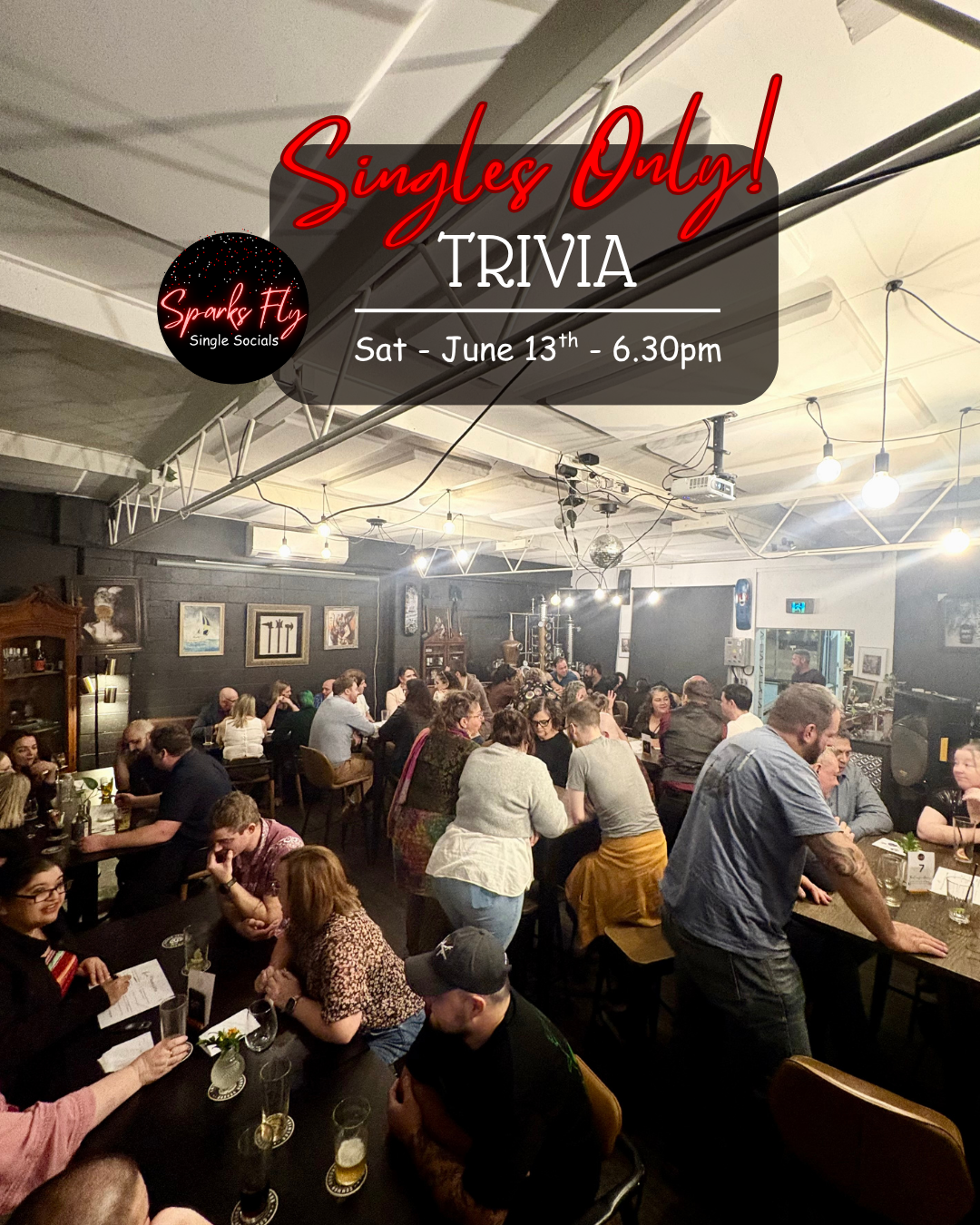 Milton Common Sparks Fly Single Socials Trivia Brisbane
