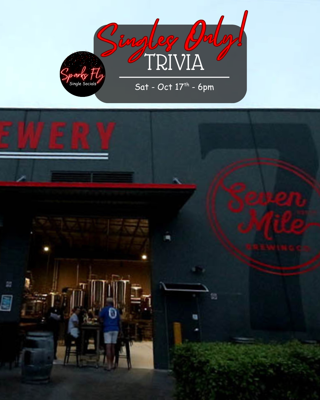 Seven Miles Brewing Co Ballin Sparks Fly Singles Only Trivia