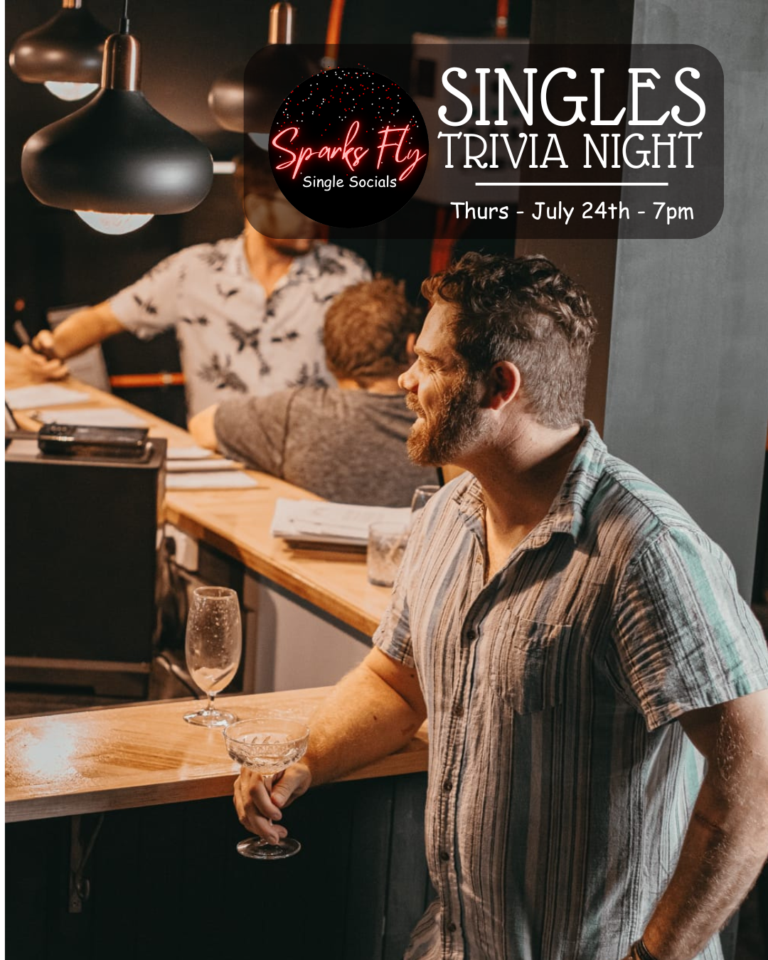 Sparks Fly Single Socials Trivia Night Panezski Distillery Gold Coast Singles