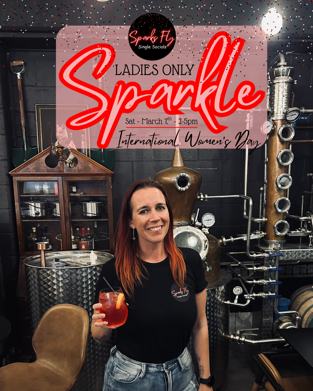 Ladies Only Sparkle International Womens Day IWD Brisbane Milton Common Trivia