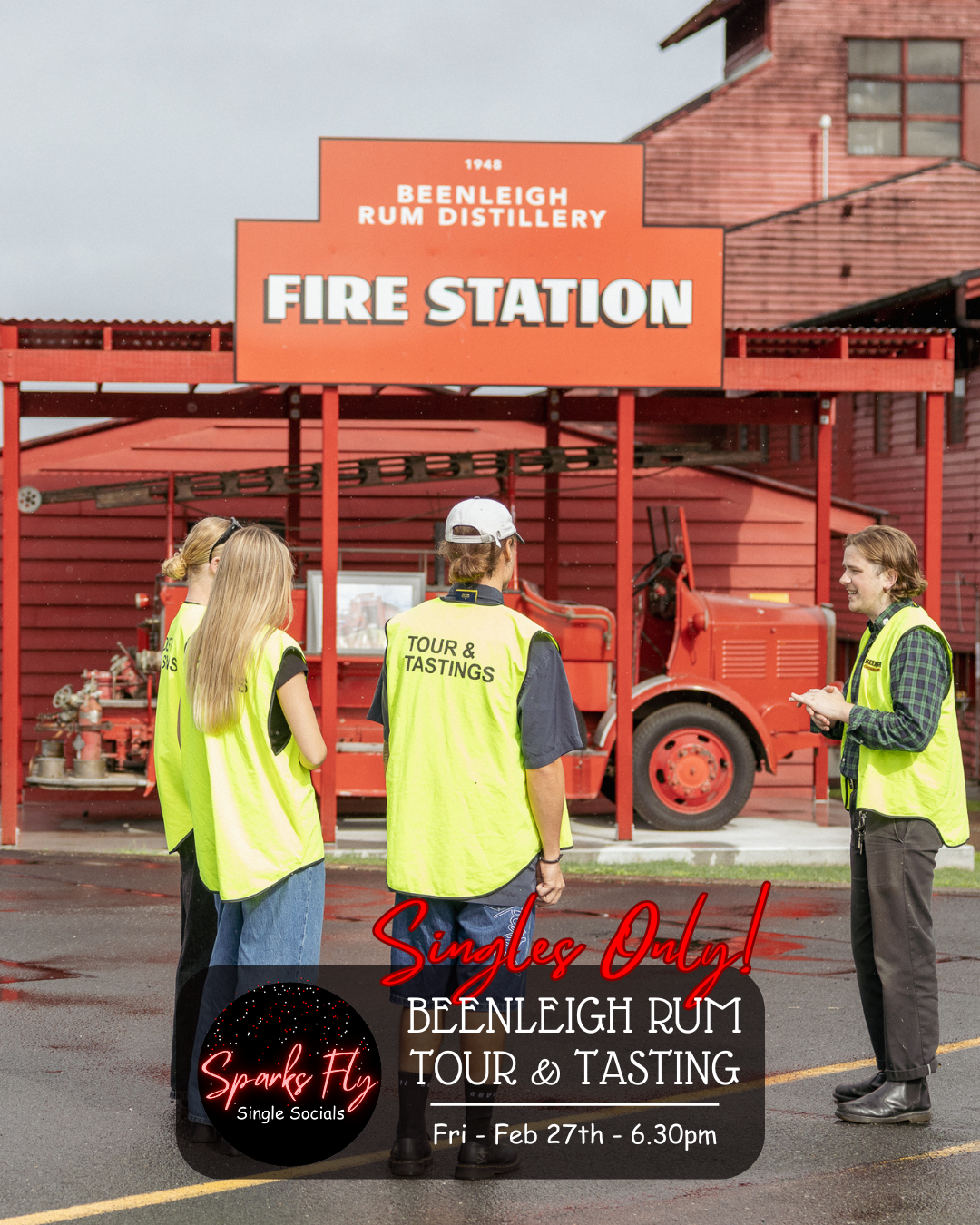 Beenleigh Rum Distillery Tour and Tasting Sparks Fly Single Socials