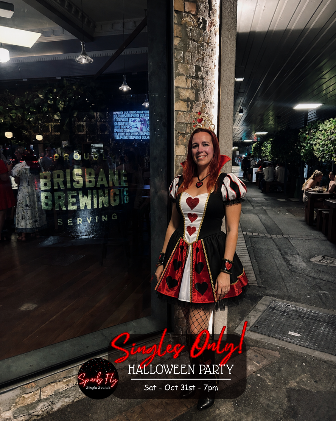 sparks fly singles only halloween brisbane brewing woolloongabba