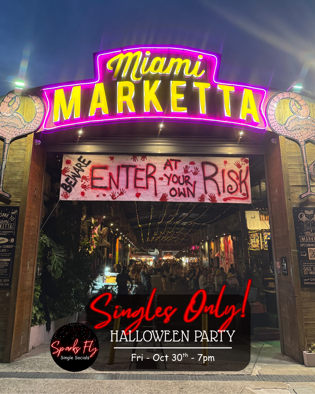 sparks fly singles only halloween party miami marketta gold coast