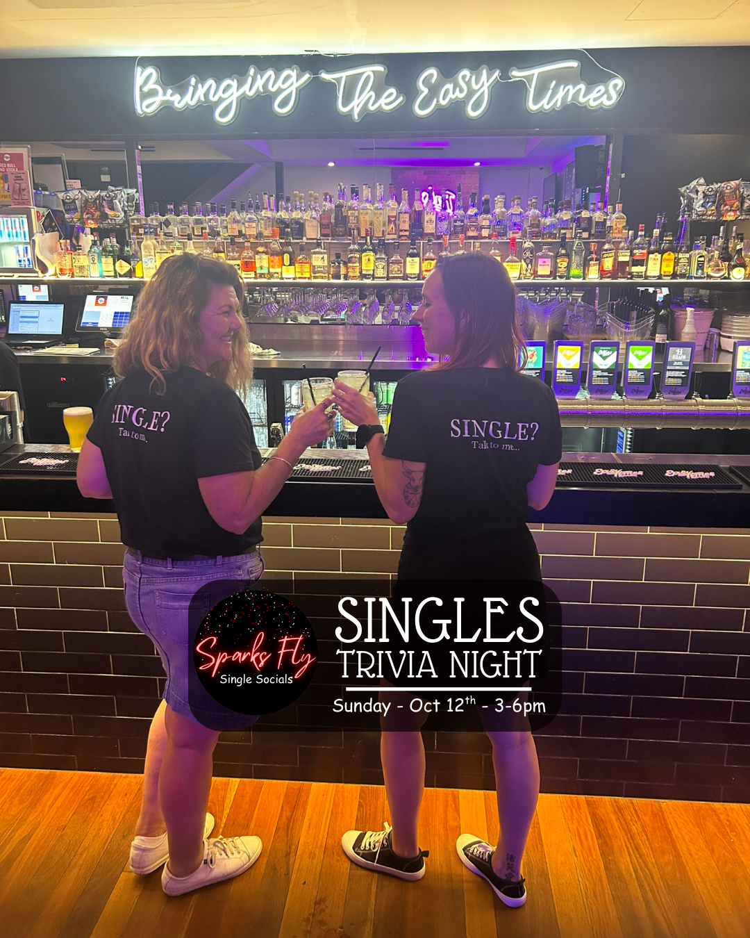 Sparks Fly Singles Only Trivia Sunday Sesh Easy Times Brewing Co Brisbane
