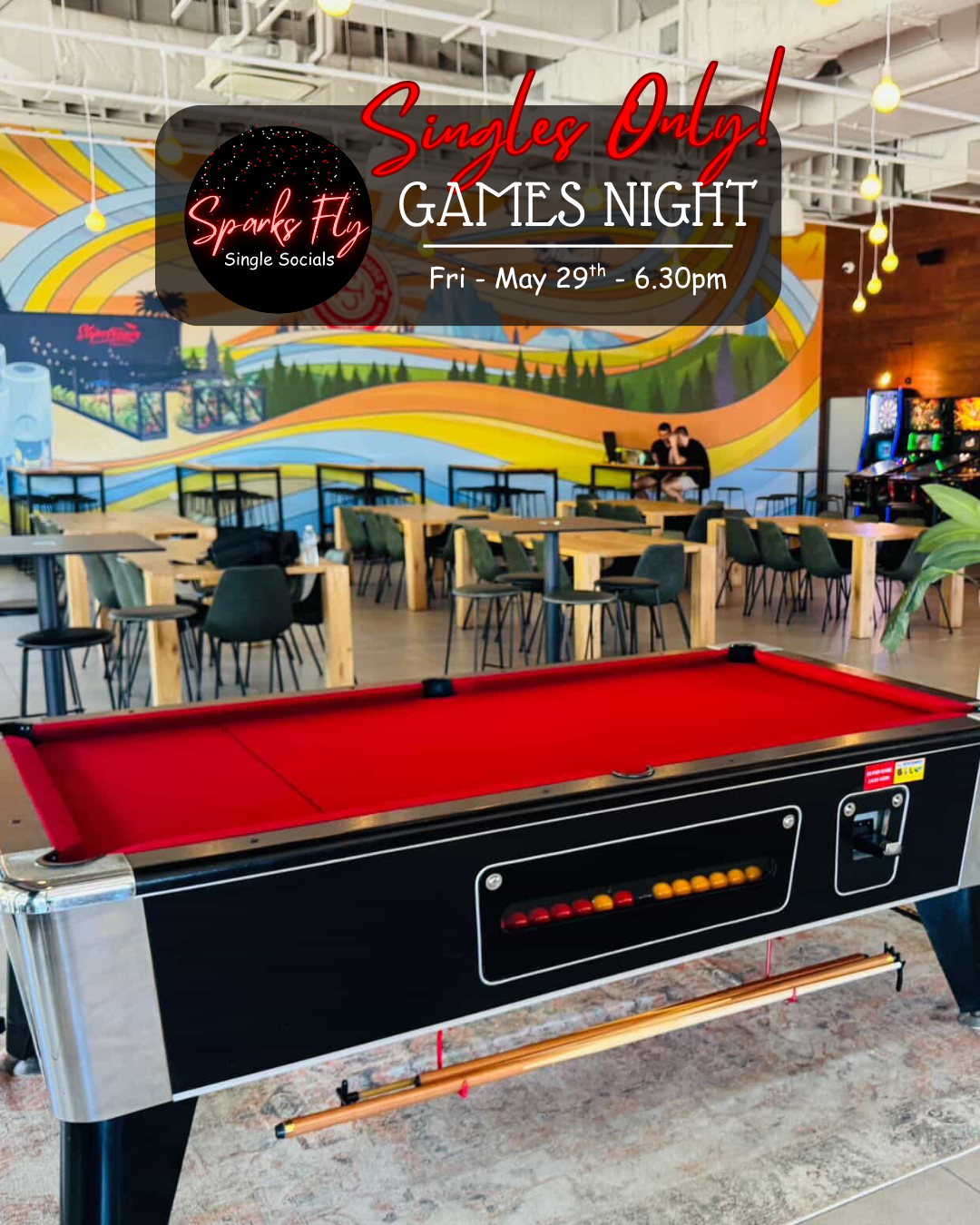 Sunshine Coast Games Night Slipstream Social House Sparks Fly Single Socials