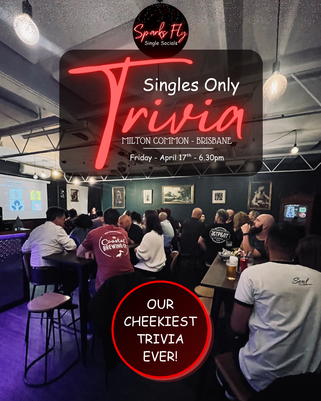 Milton Common Brisbane Singles Sparks Fly Single Socials Trivia Adults Only
