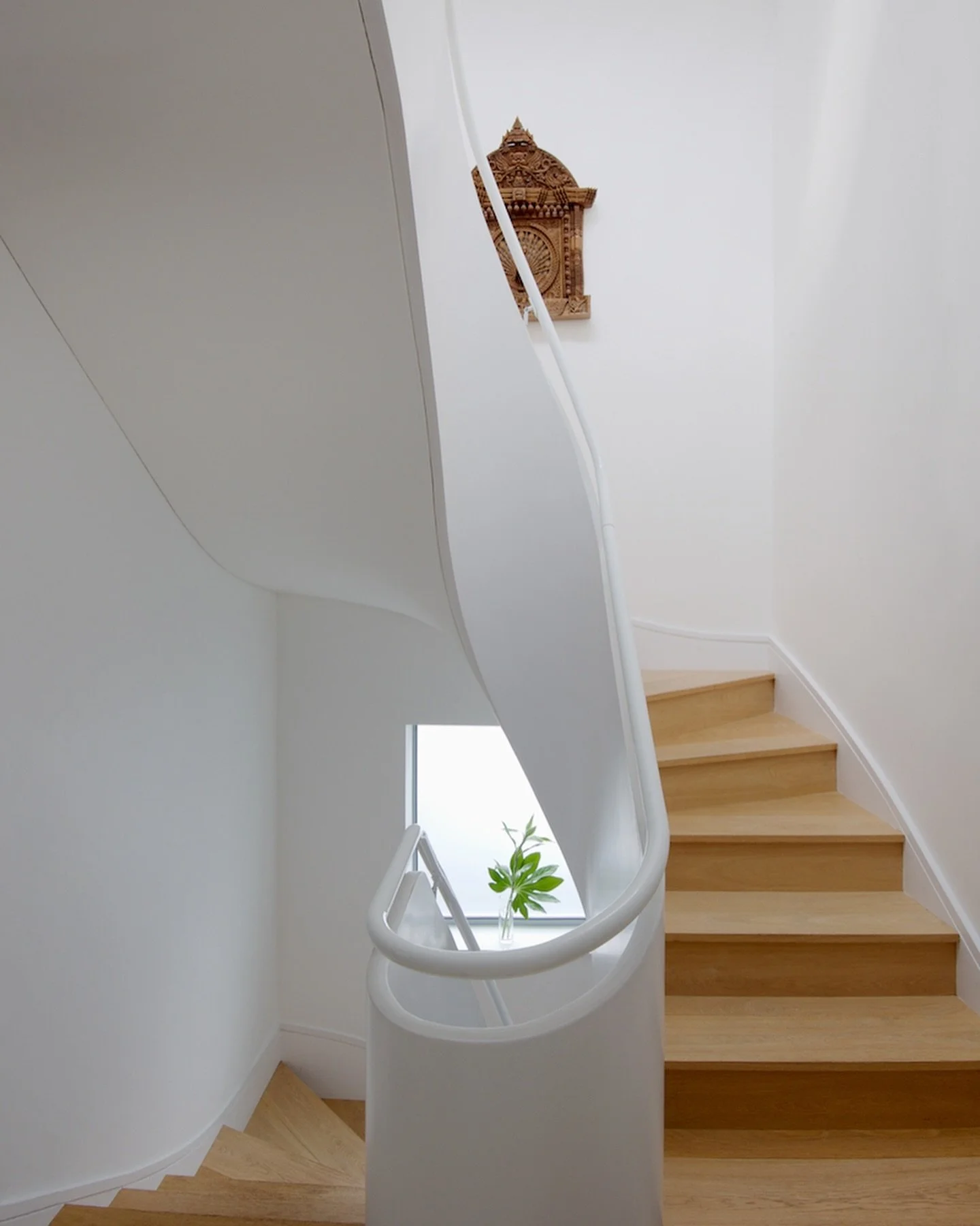 A 3 story staircase filled with natural light. Read why natural light is important in your home⬇️

Not only does natural light bring a building to life by highlighting the Architecture, furniture and artwork within the building - but it causes an inc