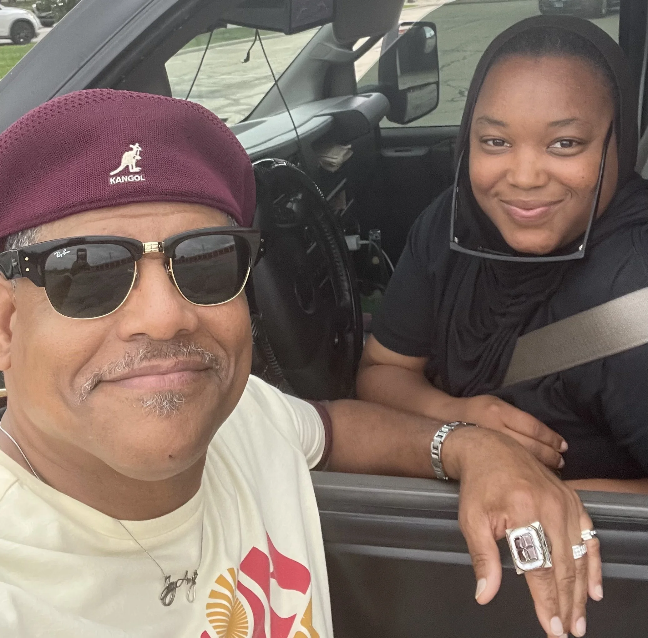Connecting with listeners while out and about!