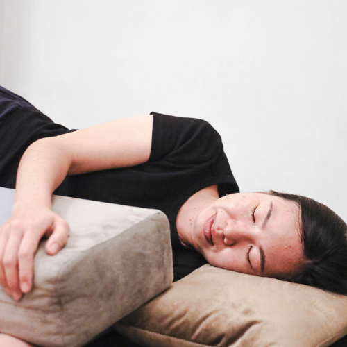 Private somatic practice session with movement and yoga nidra at Soma Haus Singapore
