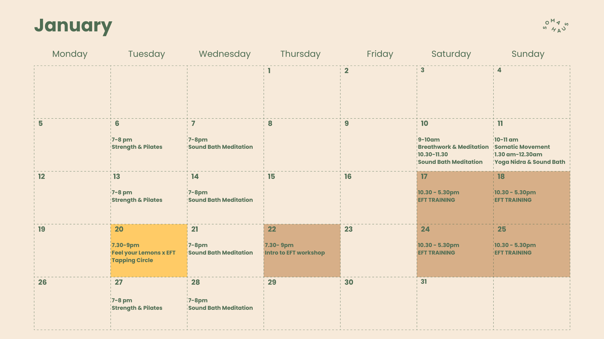 classes and workshops soma haus somatic therapy singapore craniosacral thearpy in singapore