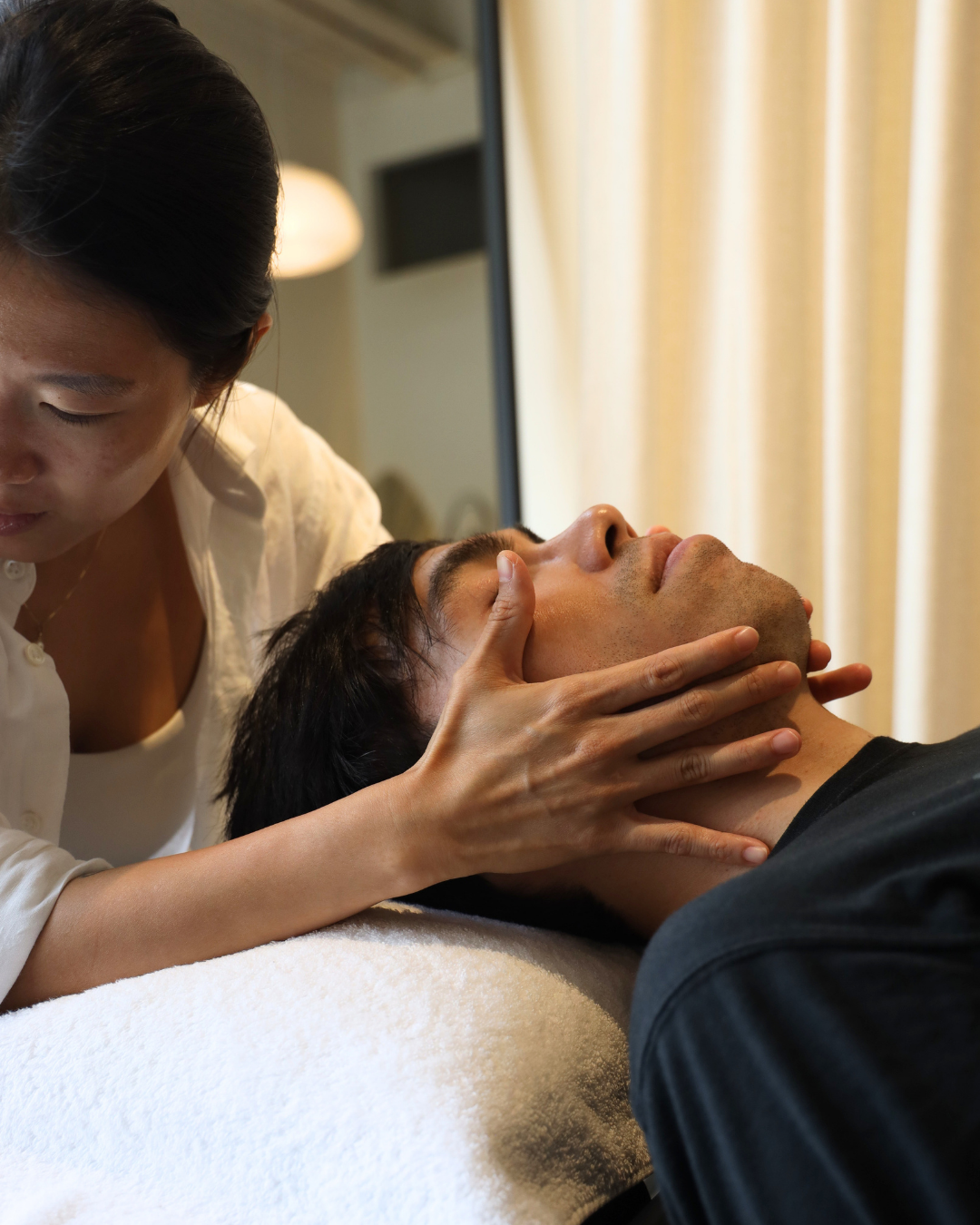 Craniosacral therapy session at Soma Haus Singapore