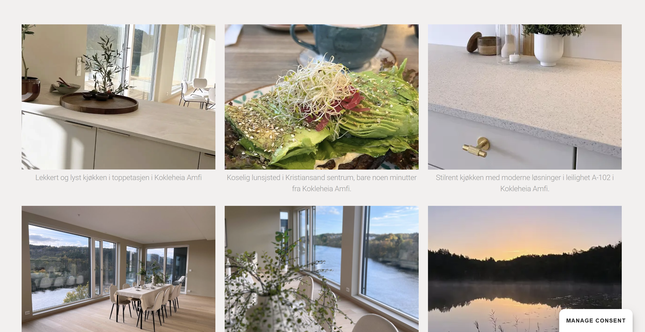 skjermbilde av nettside, kunde som selger boliger i kristiansand