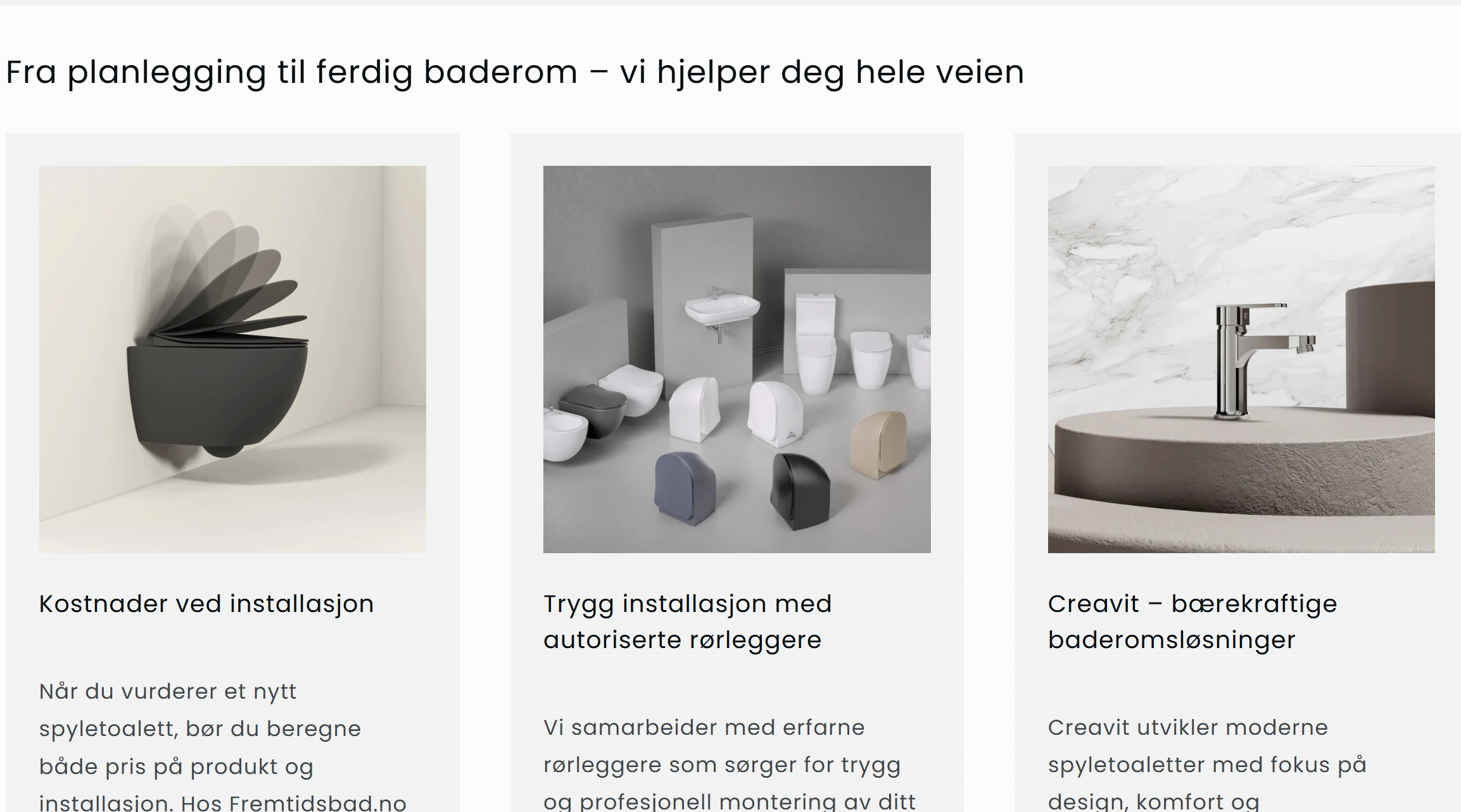 bilde av fremtidsbad sin nettside som selger spyletoalett og baderomsartikler