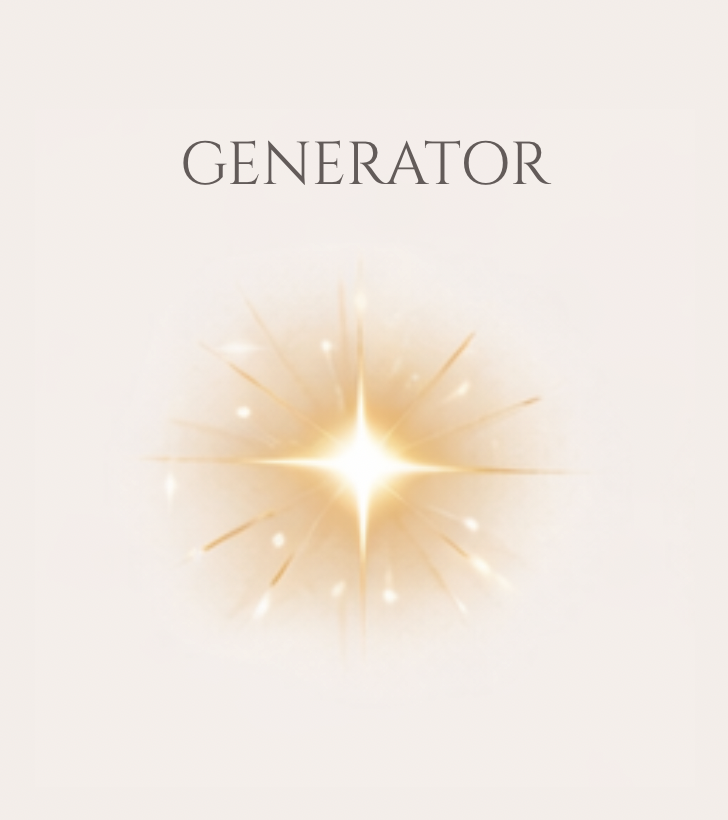 icon representing the generator human design energy type