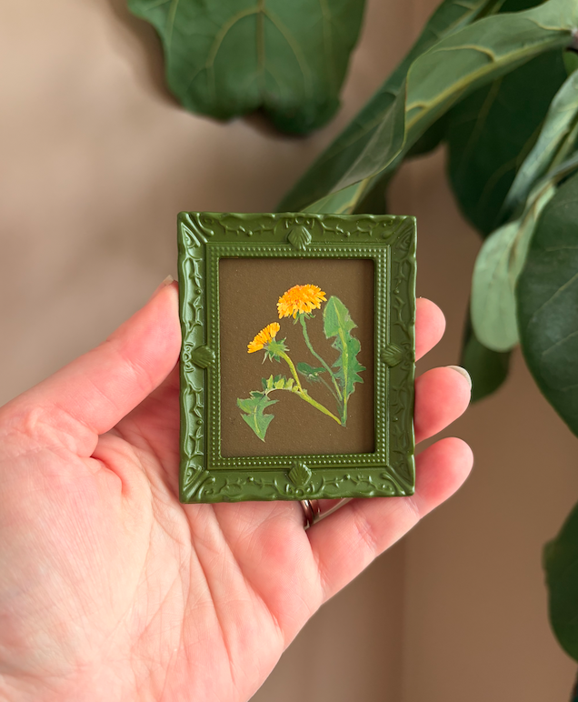 Dandelion Miniature Painting