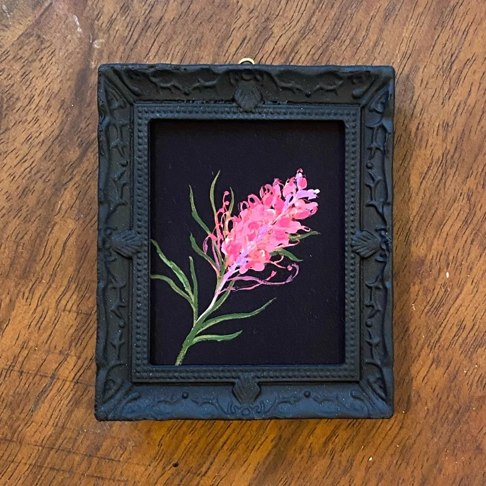 Australian Grevillea Flower Mini Art
