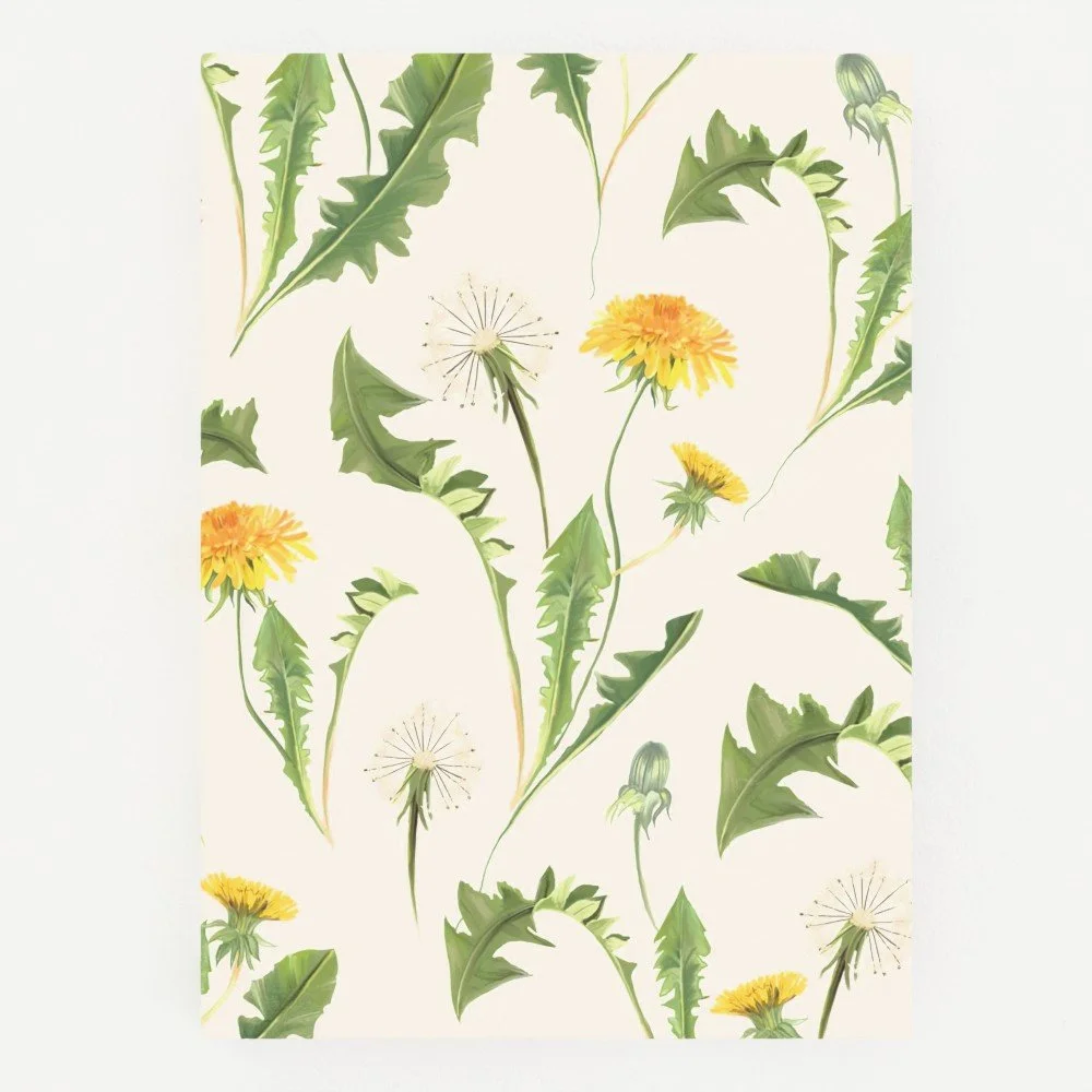 Floral Dandelion Journal