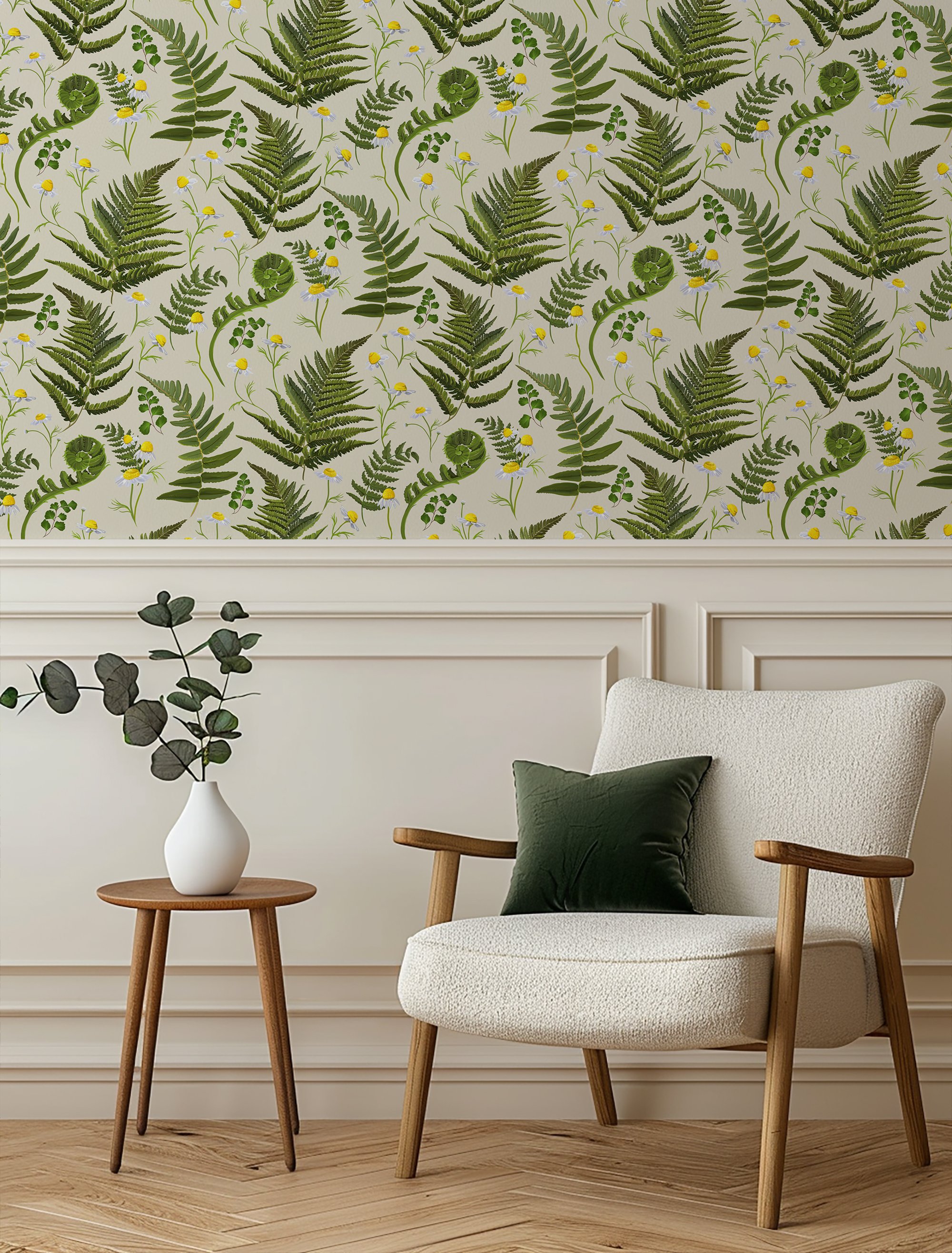 Fern Light Wallpaper
