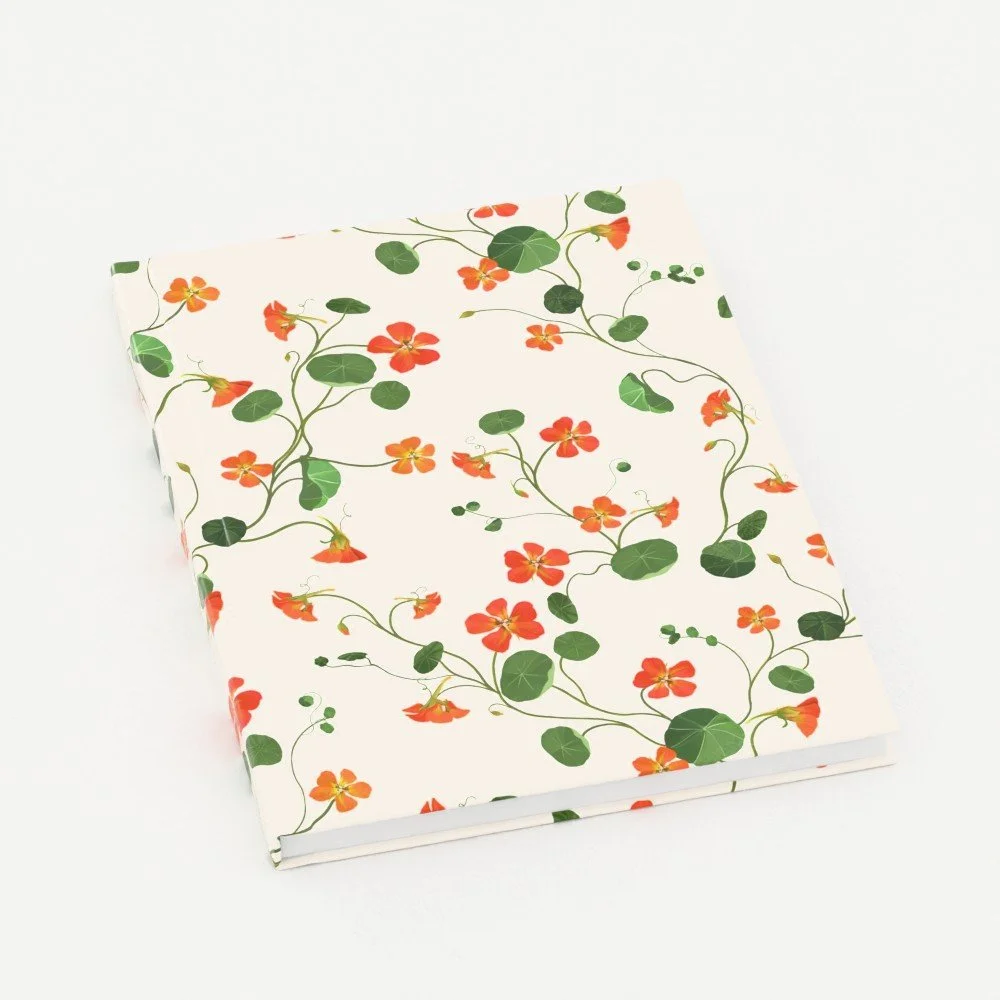 Nasturtium- 5" x 7" Hardcovered Notebook