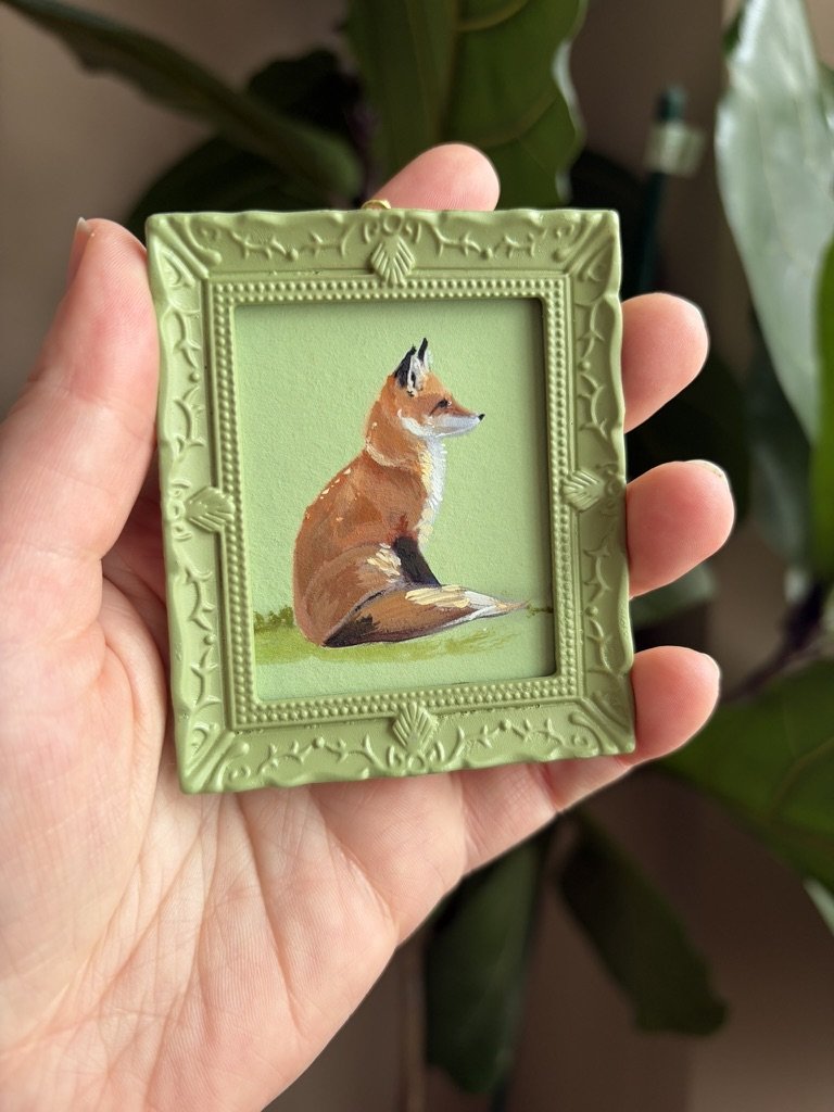 Fox Miniature Painting