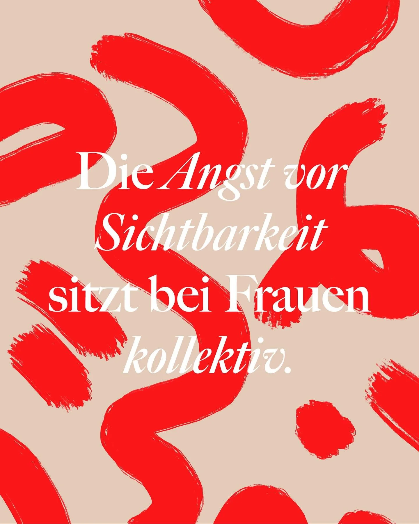 Wie ist das bei dir? 

F&auml;llt es dir leicht, sichtbar zu sein? Raum einzunehmen, deine Meinung zu sagen, zu widersprechen, zu diskutieren, dein Wissen zu teilen oder deine F&auml;higkeiten anzubieten?

Im Rahmen meiner Ausbildung bei @marietta_ul