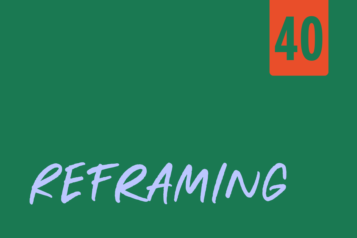 A cover of a book titled 'Refactoring' with a green background, a red box with the number 40 on it in the top right corner.