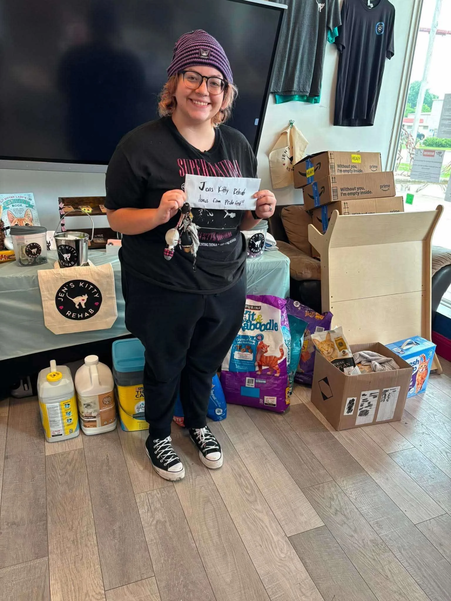 benefits raised for Jens Kitty Rehab