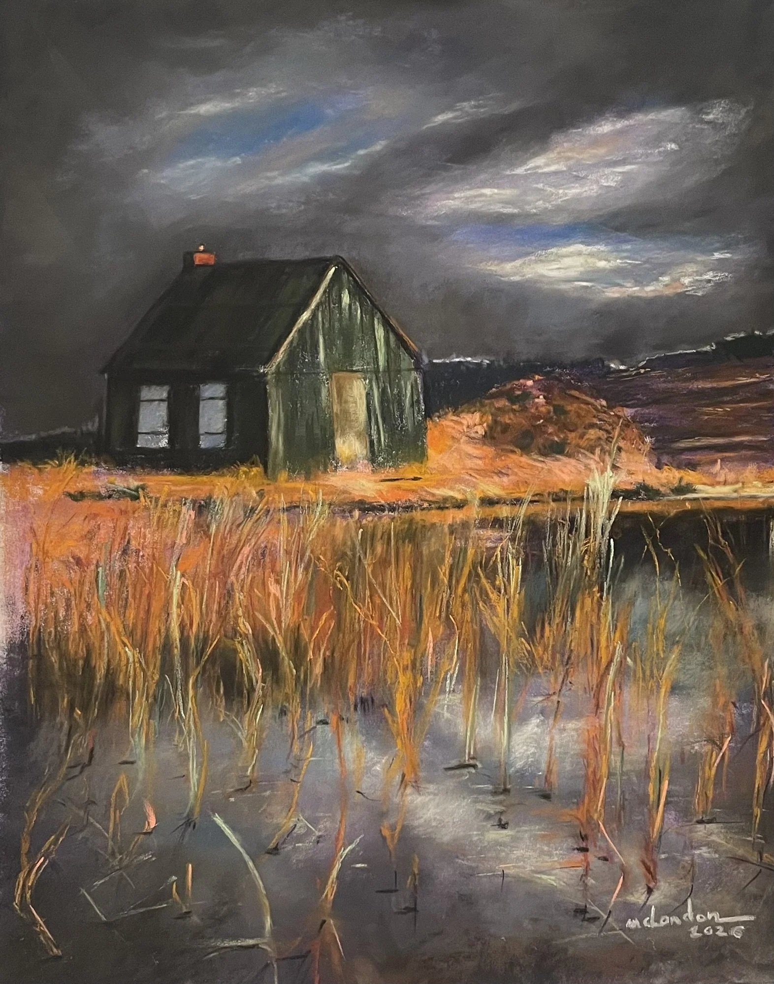 Pastel réalisé lors du Live painting - Marie-Christine London 