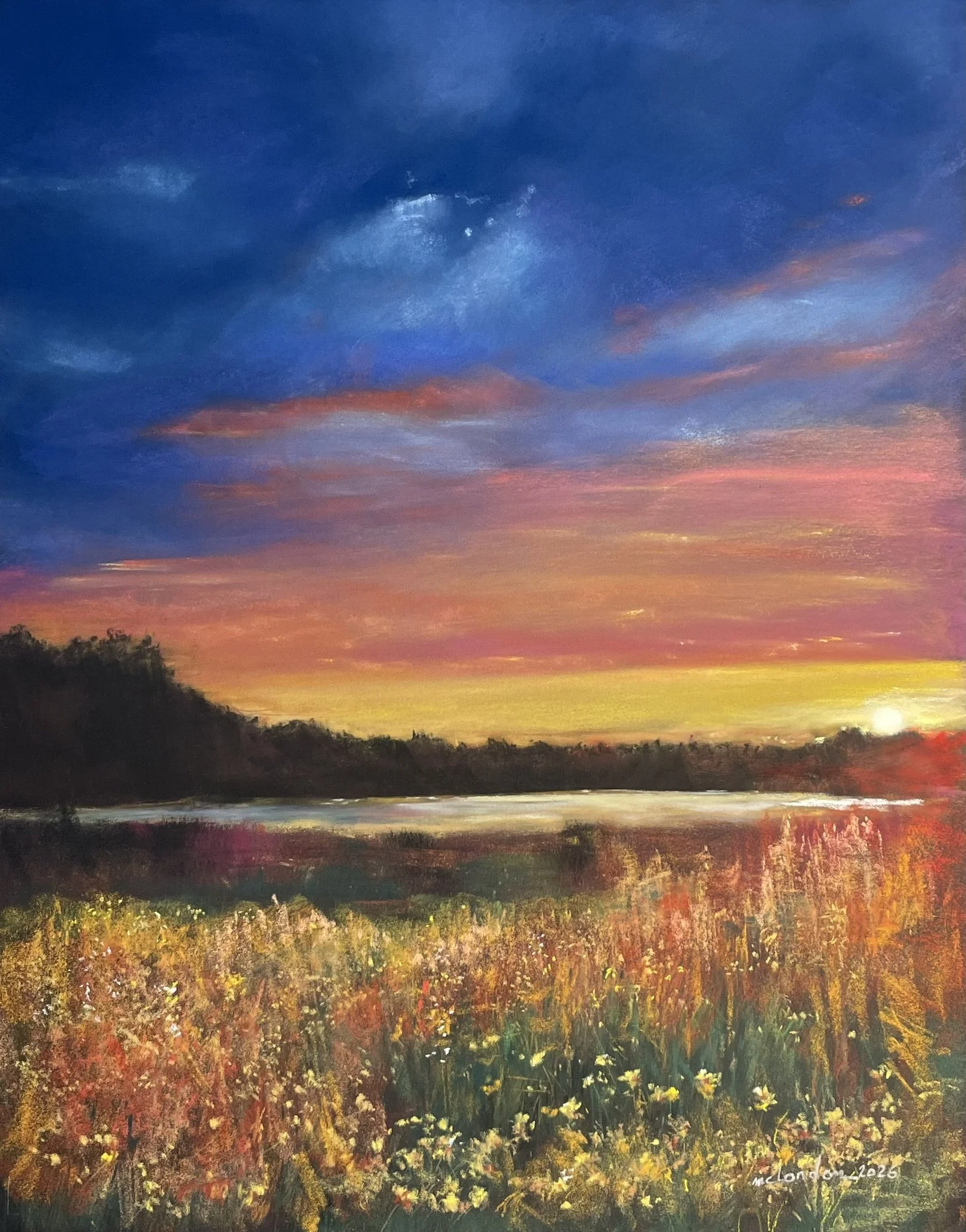Sous le couchant
Pastels secs Format 50x70 cm
Tarif 300 €