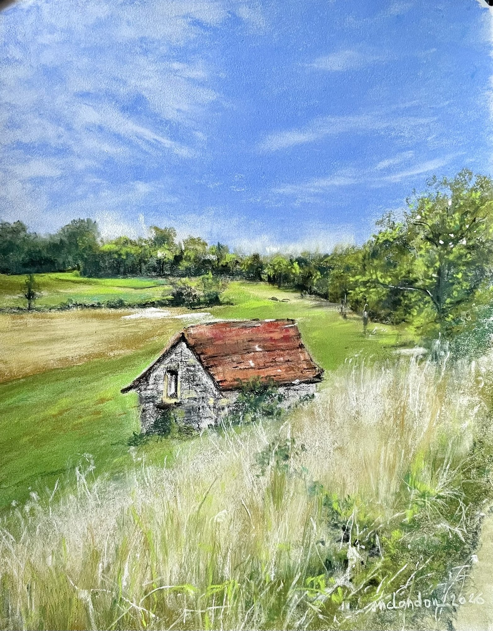 La maison oubliée
Pastels secs Format 24x30 cm
Tarifs 80 €
