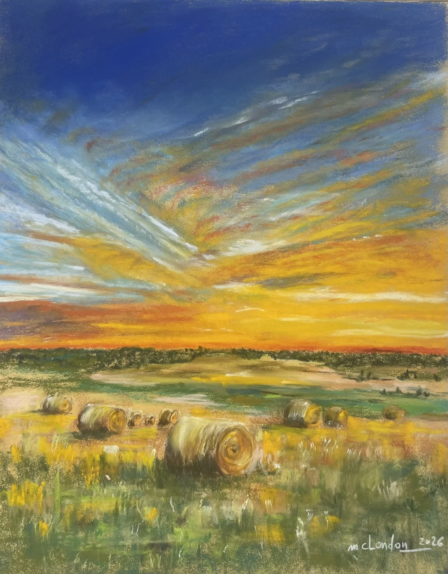 Les moissons
Pastels secs Format 24x30 cm
Tarif 80 €
