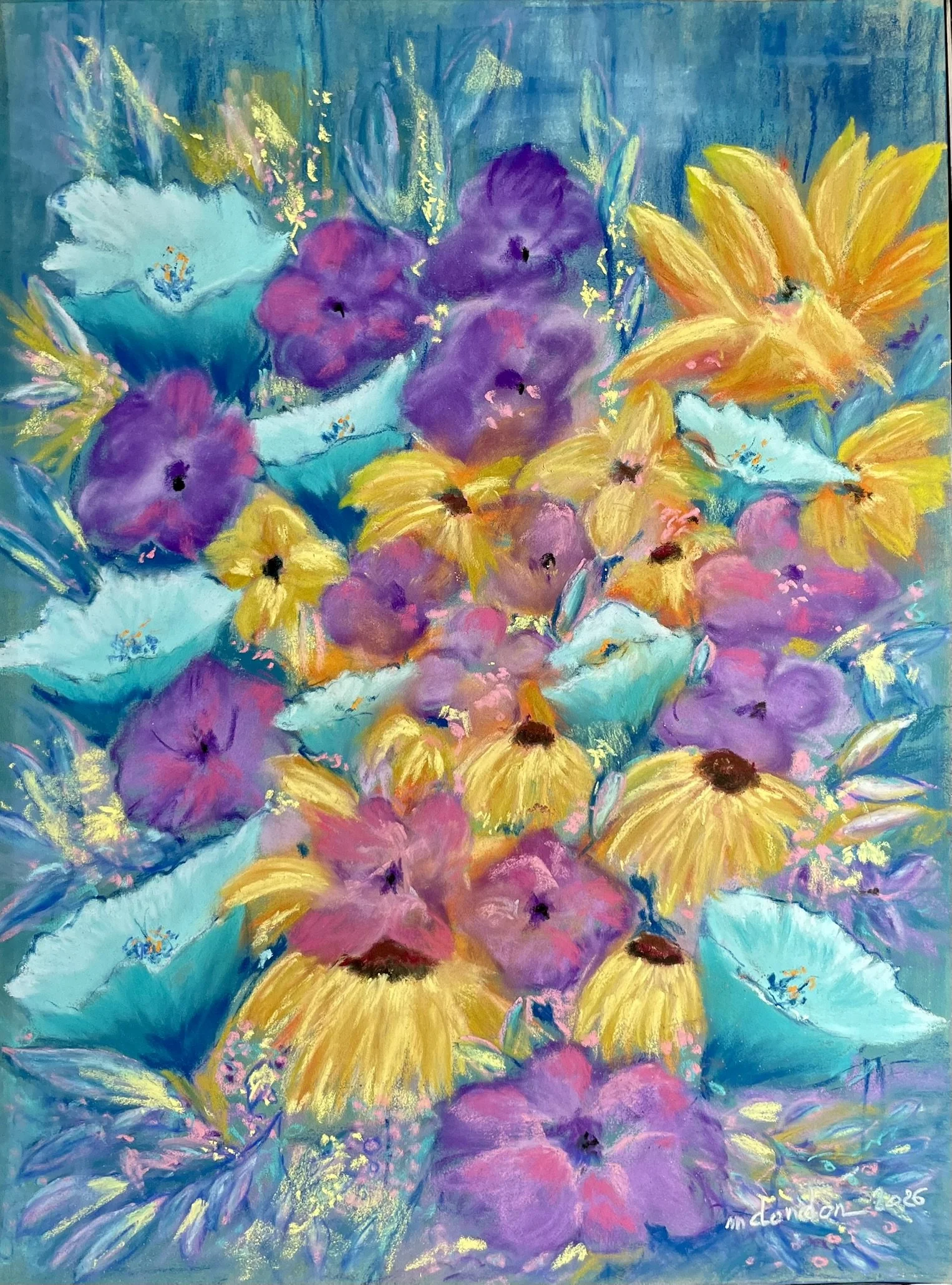 Le jardin des chimères
Pastels secs Format 30x40 cm
Tarif 120 €