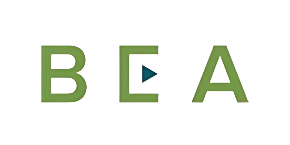 Colorful 3D letters B, L, A with a blue play button icon in the center.