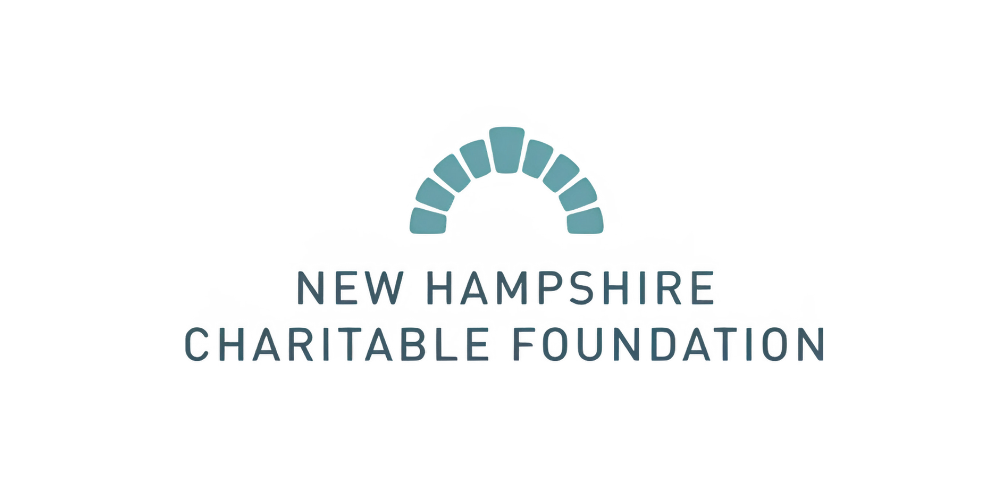 Logo of the New Hampshire Charitable Foundation with a stylized arch and text.