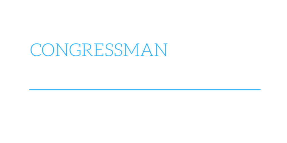 Campaign logo for Congressman Chris Pappas, representing New Hampshire's 1st Congressional District, with the text in blue and white on a black background.