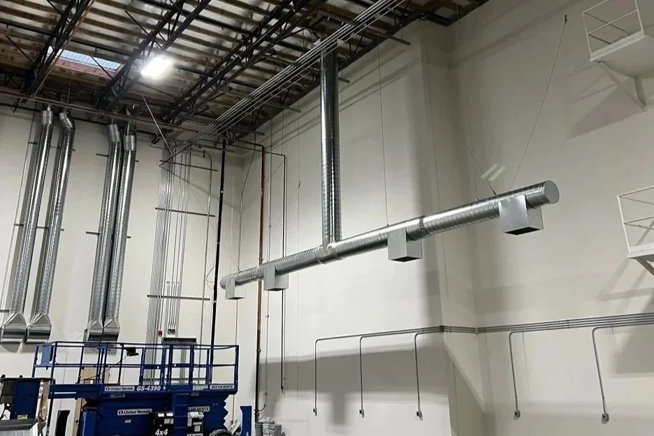 HVAC and ventilation for warehouse and light industrial spaces